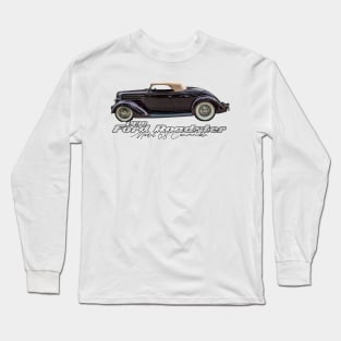 1936 Ford Roadster Model 68 Convertible Long Sleeve T-Shirt